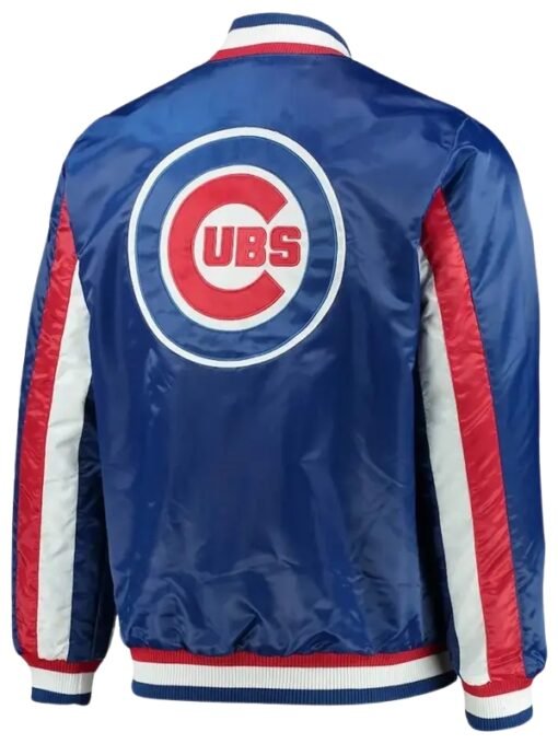 Chicago Cubs The Ace Royal Blue Satin Jacket