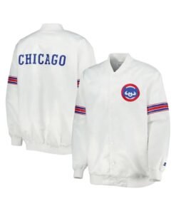 Power Forward Chicago Cubs White Jacket