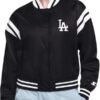 LA Dodgers Starter Printed Logo Black Jacket