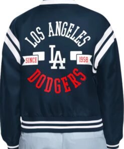 LA Dodgers Starter Printed Logo Navy Jacket
