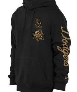 LA Dodgers 2025 Black Pullover Hoodie