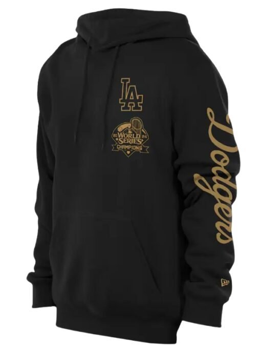 LA Dodgers 2025 Black Pullover Hoodie