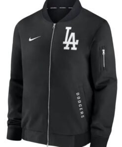LA Dodgers Nike Black Bomber Jacket