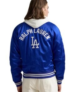 The Dodgers Polo Royal Satin Jacket