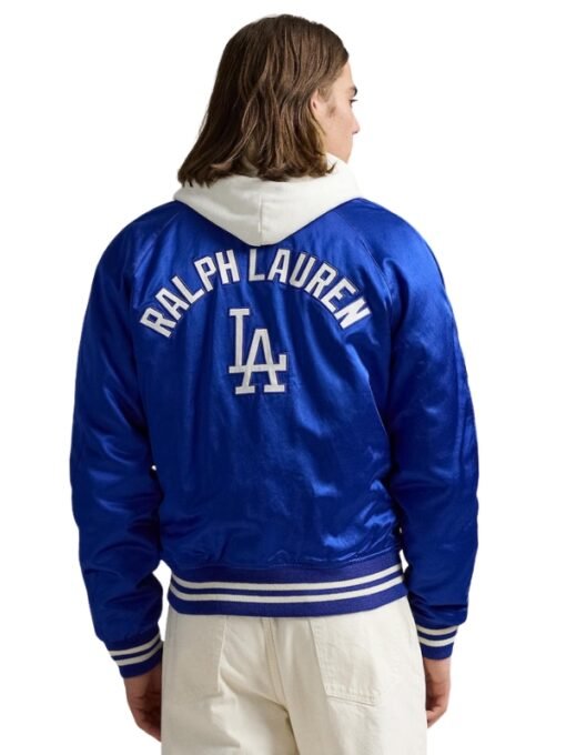 The Dodgers Polo Royal Satin Jacket
