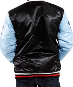 Chicago Cubs Color Block Satin Jacket
