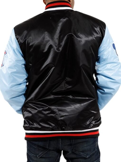 Chicago Cubs Color Block Satin Jacket