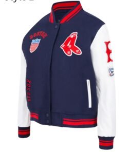 Boston Red Sox Retro Classic Rib Varsity Jacket