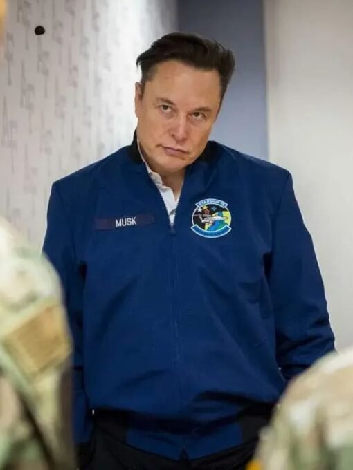 Elon Musk USAFA Blue Jacket