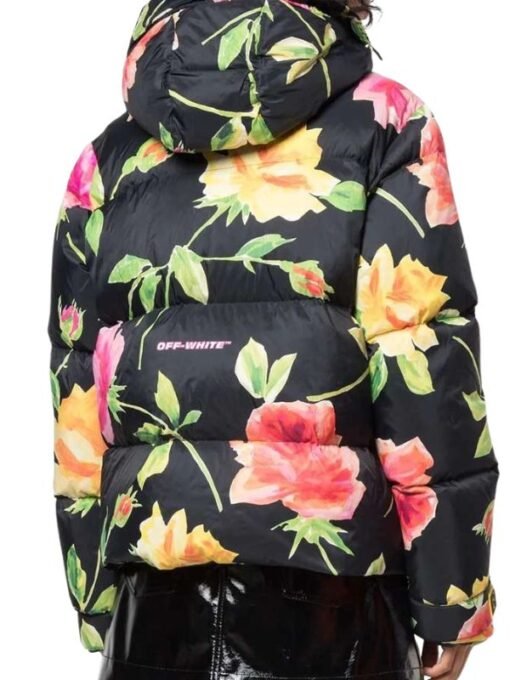 The Emily In Paris Floral Parachute Puffer Jacket