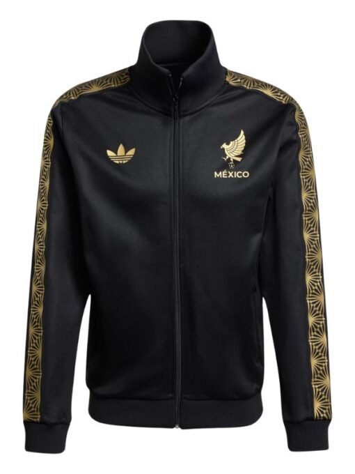 Adidas 2025 Originals Maxico Gold Black Track Jacket