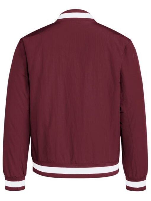 Adidas Dugout Coaches Maroon Bomber Jacket