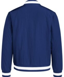 Adidas Dugout Coaches Navy Blue Bomber Jacket