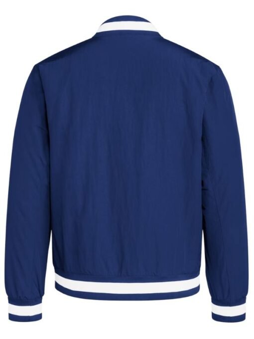 Adidas Dugout Coaches Navy Blue Bomber Jacket