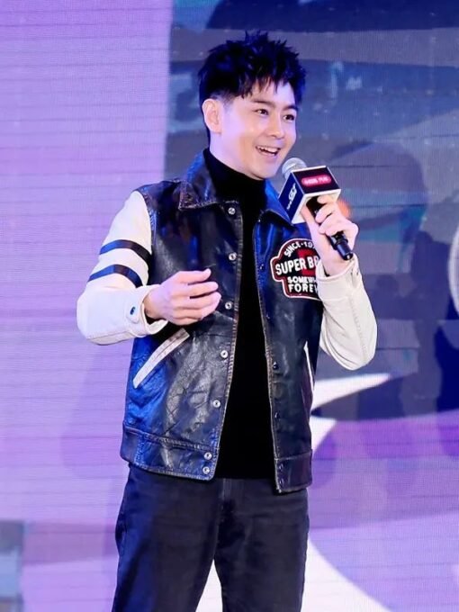 Jimmy Lin Chih-ying 2025 GT Show Leather Jacket