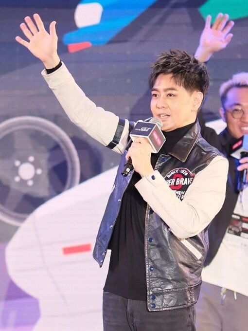 Jimmy Lin Chih-ying GT Show Leather Jacket