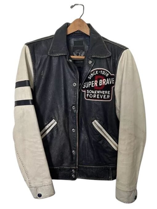 2025 GT Show Jimmy Lin Chih-ying Black Leather Jacket