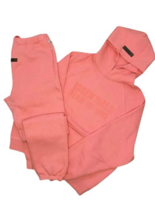 Women Essentials Fear Of God FW22 Coral Tracksuit