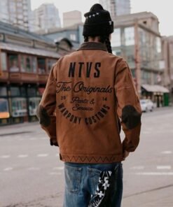 NTVS x SPJ Heritage Work Brown Jacket