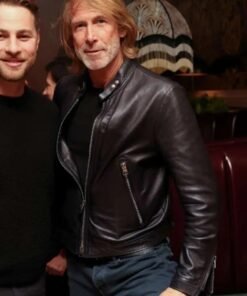 Michael Bay Drop Black Leather Jacket