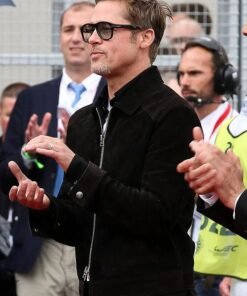 Brad Pitt F1 2025 Suede Jacket