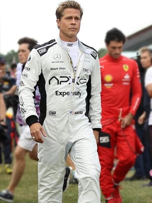 Brad Pitt F1 Racer Cotton Jumpsuit