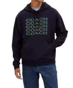 Men's Coach Signature Stack Hoodie