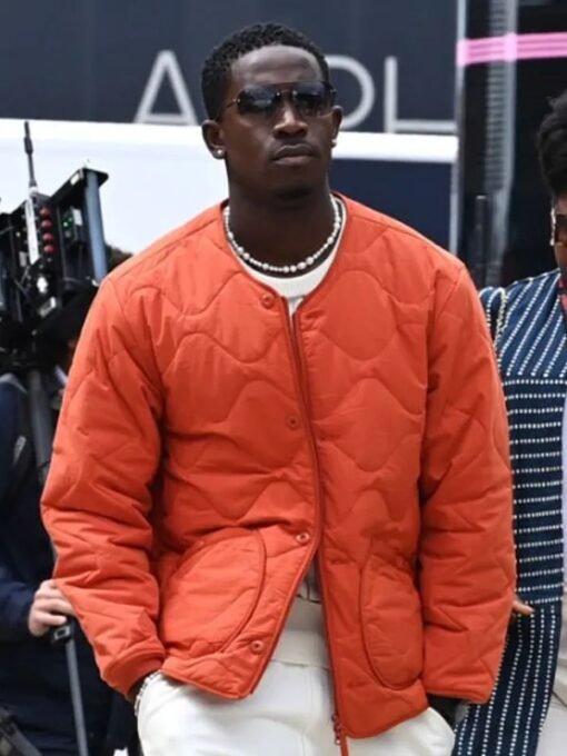Damson Idris F1 Orange Jacket