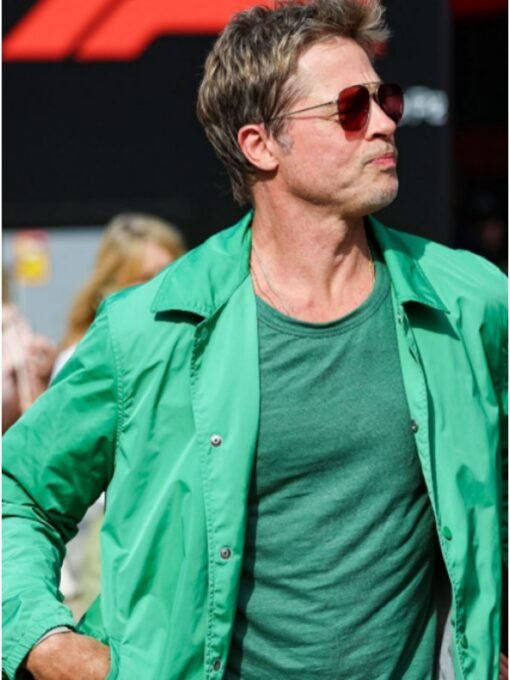 Sonny Hayes F1 Brad Pitt Green Jacket
