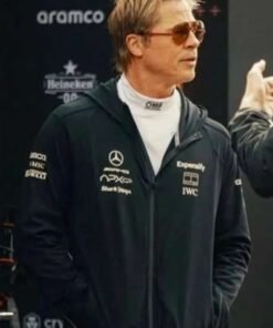 Movie F1 Brad Pitt Black Hoodie