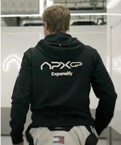 Movie F1 2025 Brad Pitt Black Hoodie