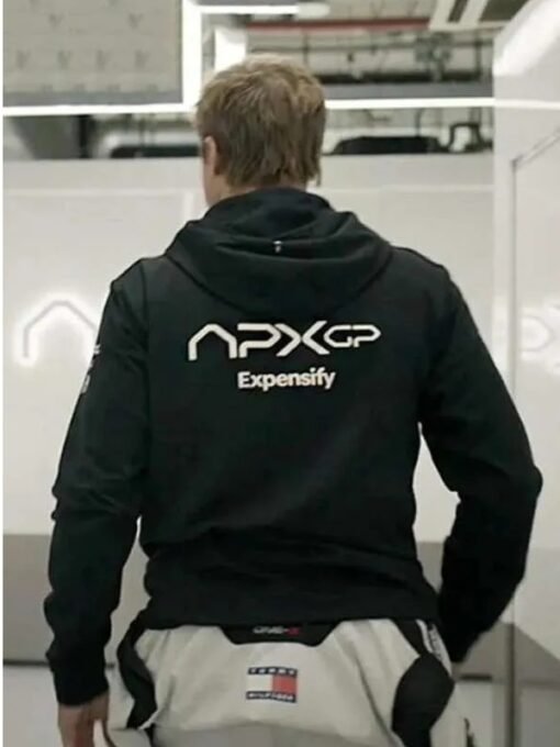 Movie F1 2025 Brad Pitt Black Hoodie