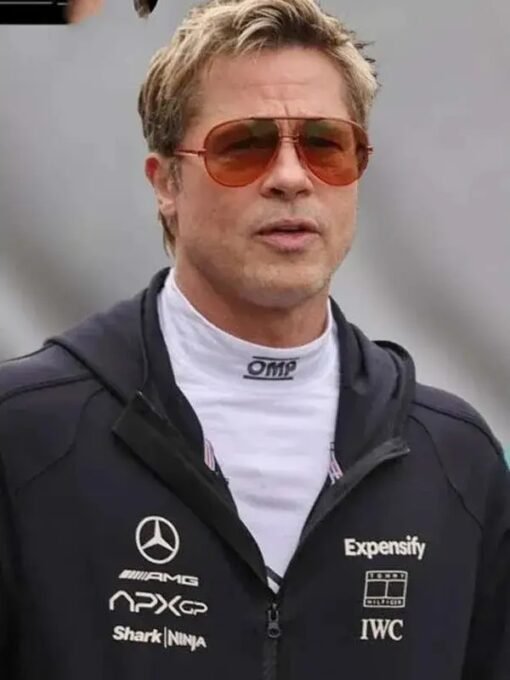 Movie F1 Brad Pitt Black Hoodie