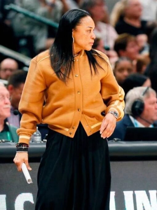 Dawn Staley Brown Varsity Jacket