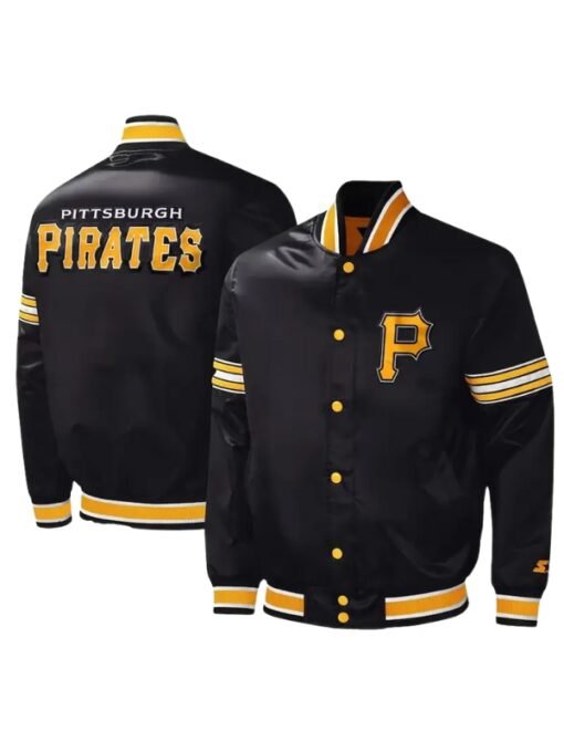 Pittsburgh Pirates Midfield Black Varsity Jacket