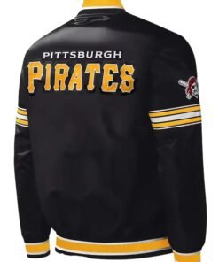 Midfield Pittsburgh Pirates Black Varsity Jacket