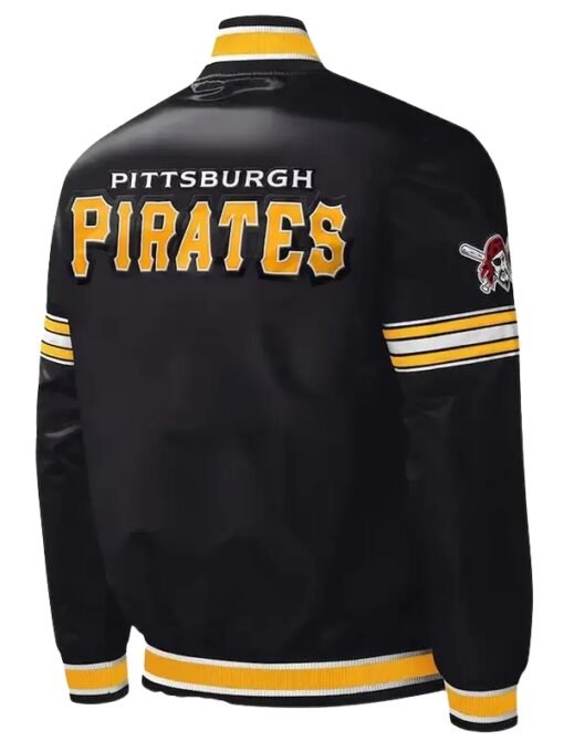 Midfield Pittsburgh Pirates Black Varsity Jacket