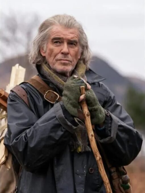Four Letters of Love Pierce Brosnan Black Coat