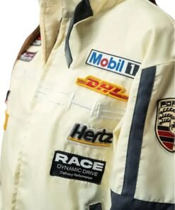 Apex Racer Beige Grey Jacket