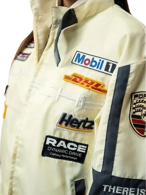 Apex Racer Beige Grey Jacket