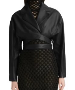 Siobhan Corbyn Cropped Leather Jacket