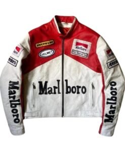 Vintage Racing Marlboro Leather Jacket