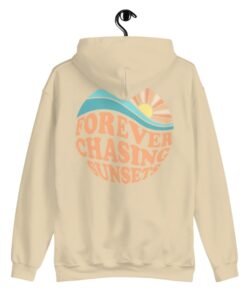Forever Chasing Sunsets Oversized Sand Hoodie