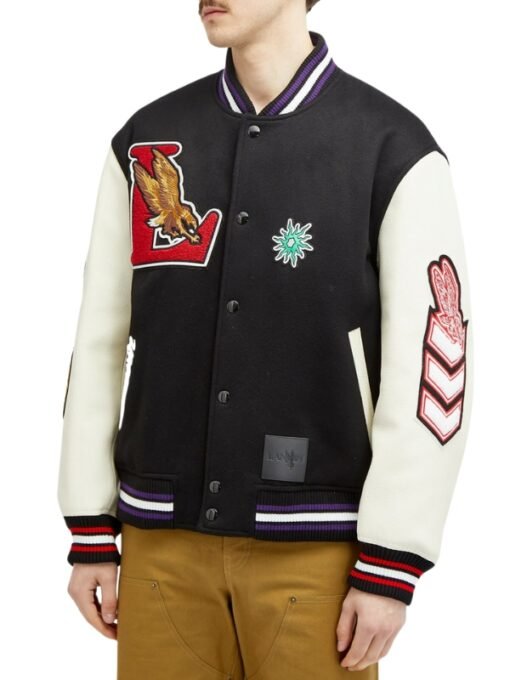 Lanvin x Future Black Varsity Jacket