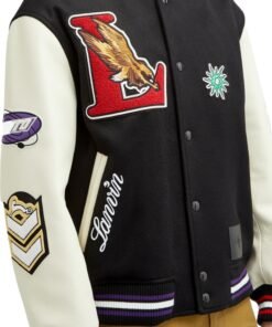 Lanvin x Future Black Varsity Jacket