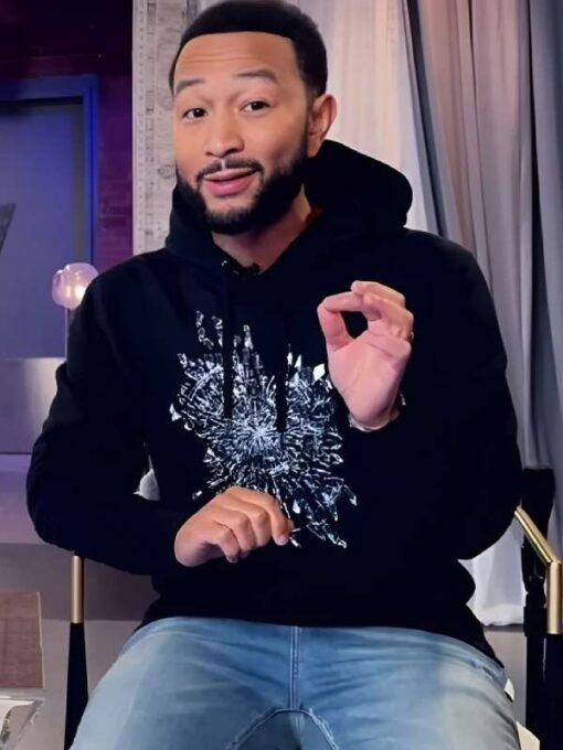 John Legend The Voice S27 Black Hoodie