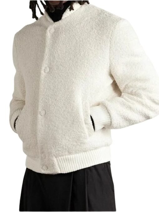 The Voice S27 John Legend White Bomber Jacket
