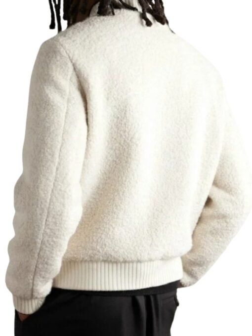 The Voice S27 John Legend Brandon Boucle White Jacket