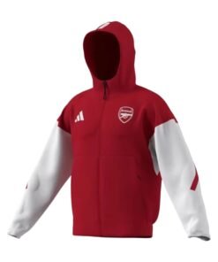 Arsenal 2025-26 Anthem Red Full-Zip Jacket
