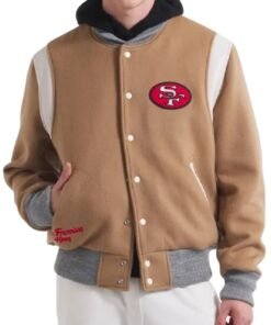 San Francisco 49ers Teddy Varsity Jacket